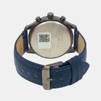 Fashion Men Quartz Grey Dial Chronograph Leather Watch TWEG18513