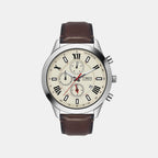 Trendline Men Quartz Dial Chronograph Leather Watch TWEG18514