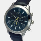 Trendline Men Quartz Teal Dial Chronograph Leather Watch TWEG18515