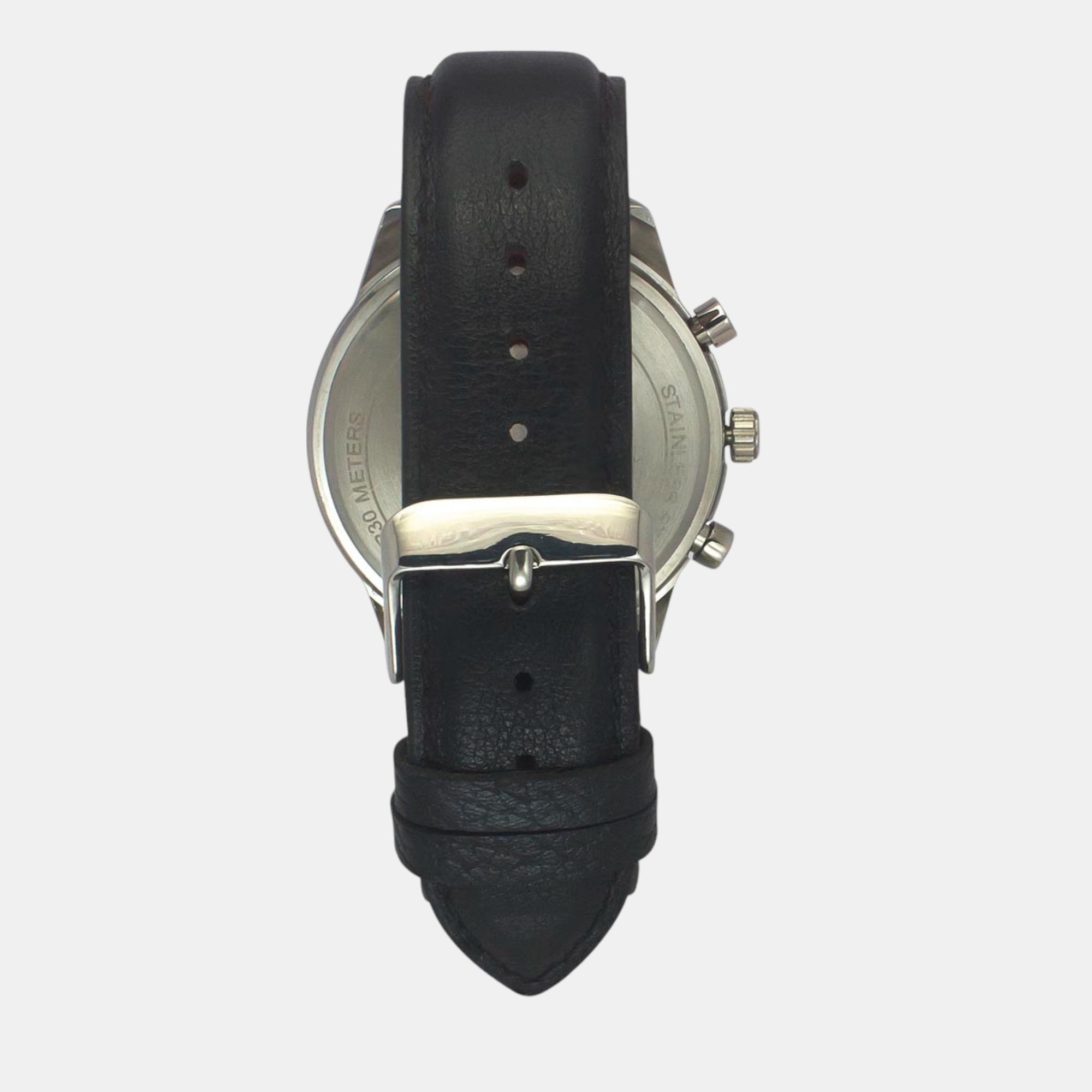 Fashion Men Quartz Teal Dial Chronograph Leather Watch TWEG18515