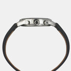 Fashion Men Quartz Teal Dial Chronograph Leather Watch TWEG18515