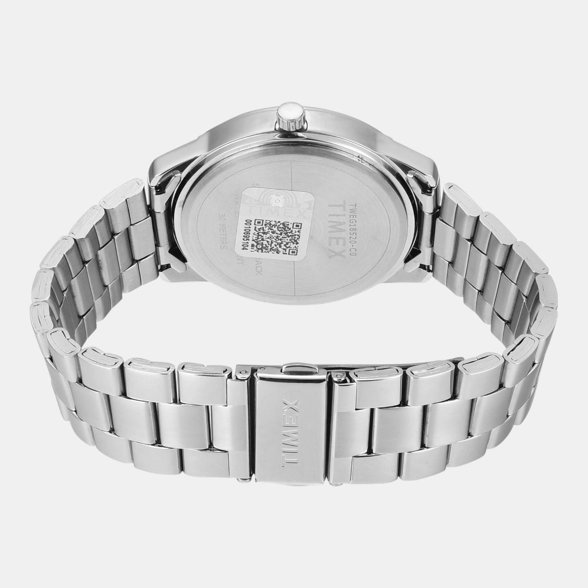 Trendline Men Quartz Silver Dial Multi-Function Stainless Steel Watch TWEG18520