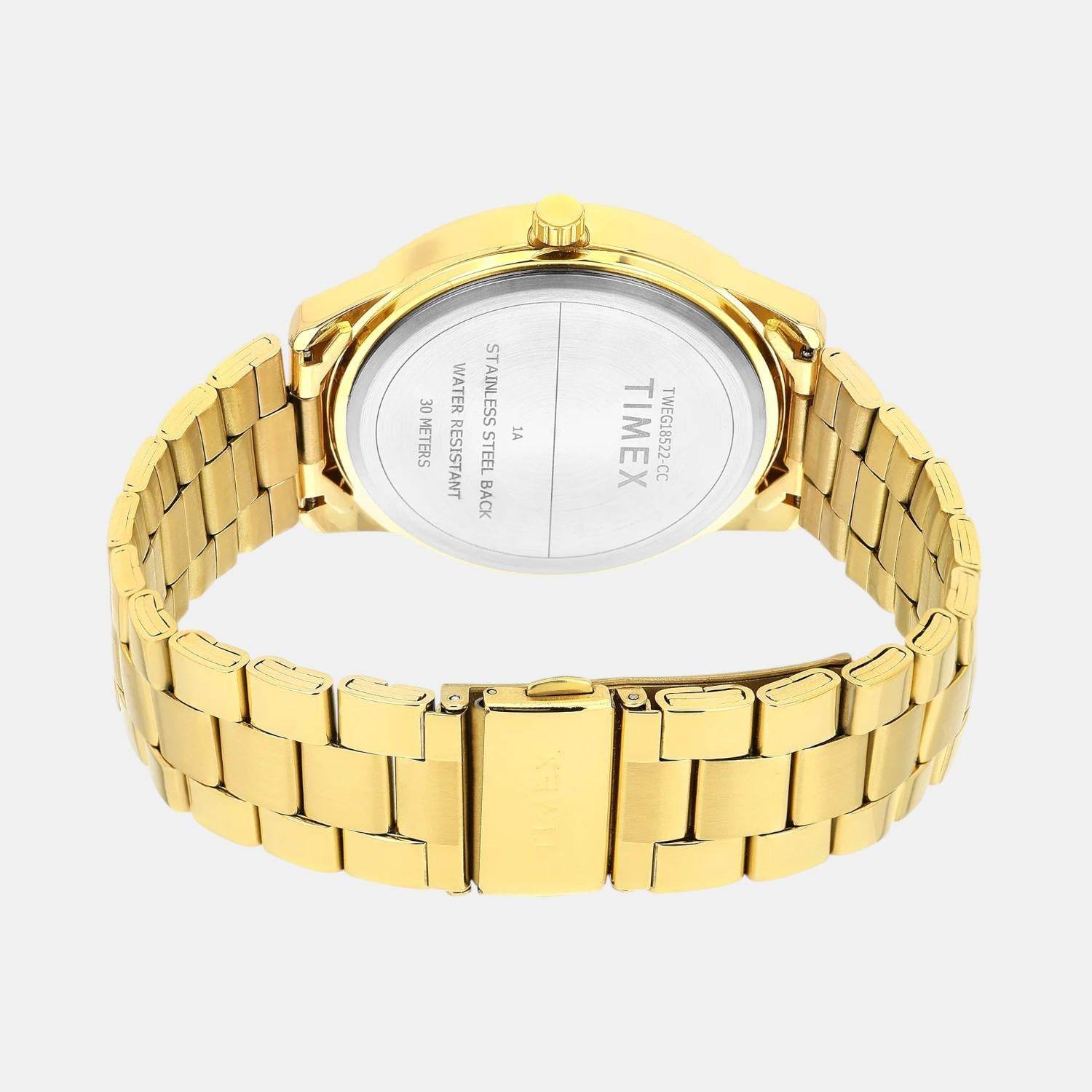 Fashion Men Quartz Green Dial Multi-Function Stainless Steel Watch TWEG18522