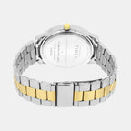 Fashion Men Quartz Silver Dial Multi-Function Stainless Steel Watch TWEG18523