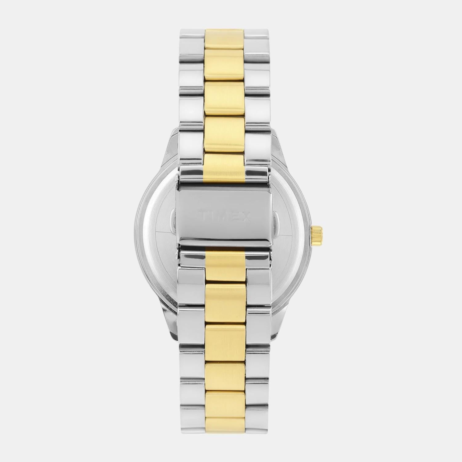 Fashion Men Quartz Silver Dial Multi-Function Stainless Steel Watch TWEG18523