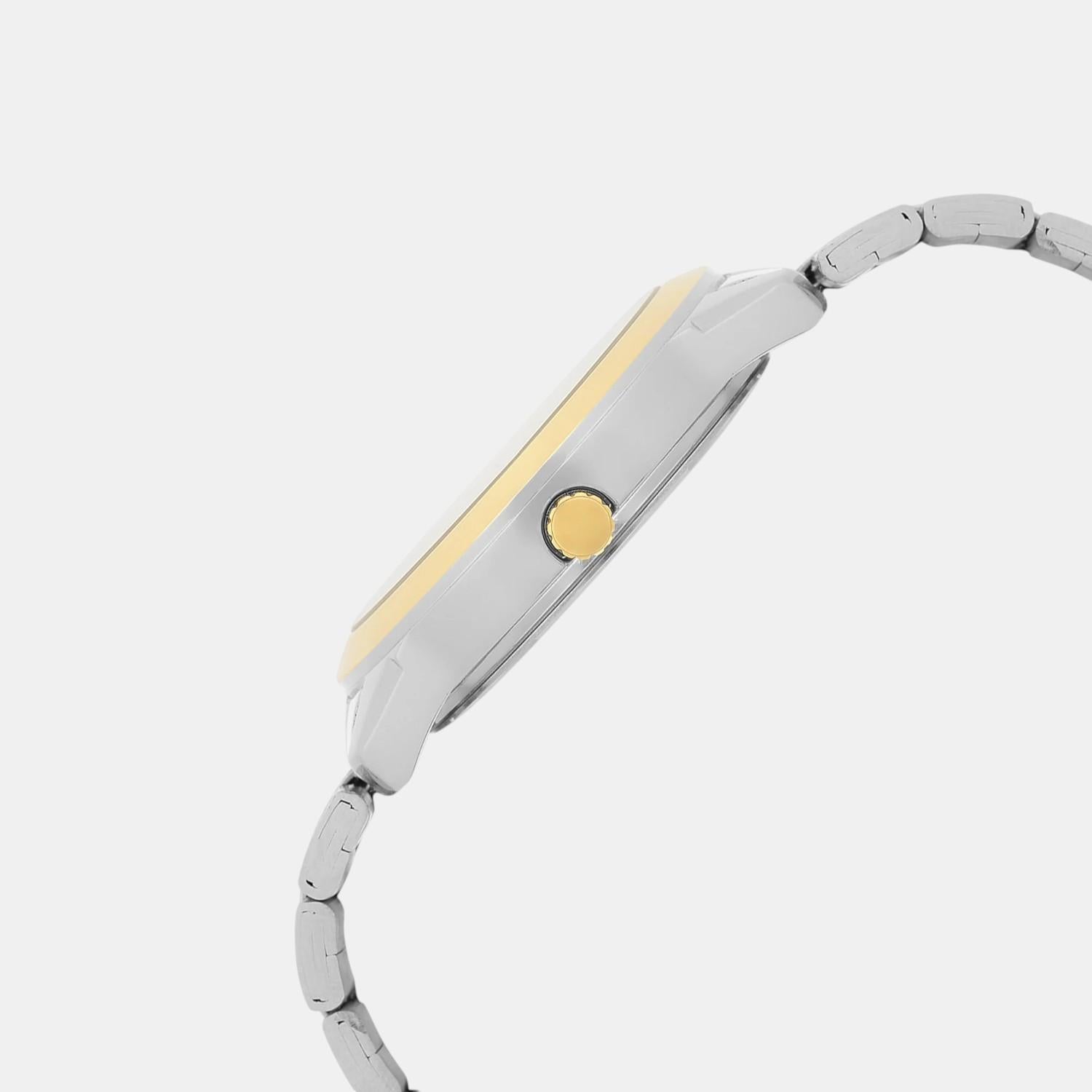 Fashion Men Quartz Silver Dial Multi-Function Stainless Steel Watch TWEG18523