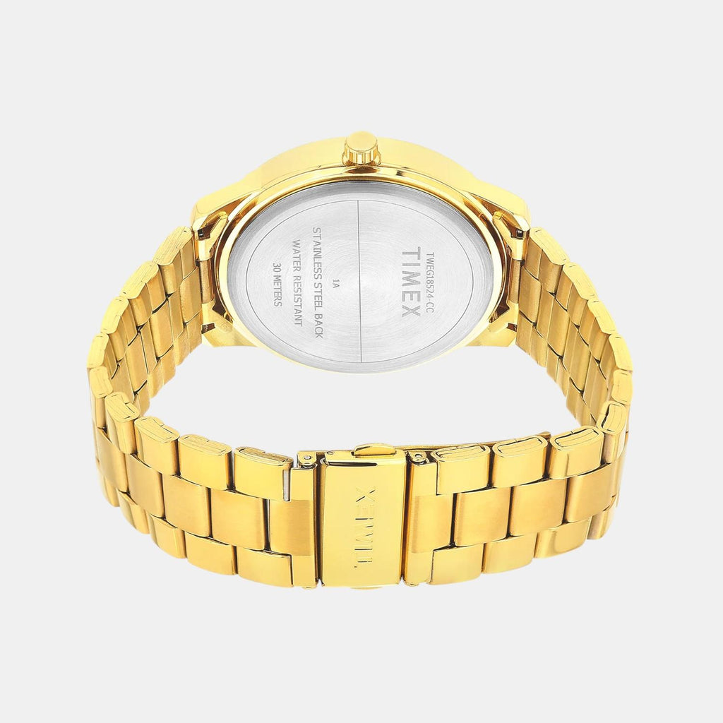 Fashion Men Quartz Silver Dial Multi-Function Stainless Steel Watch TWEG18524