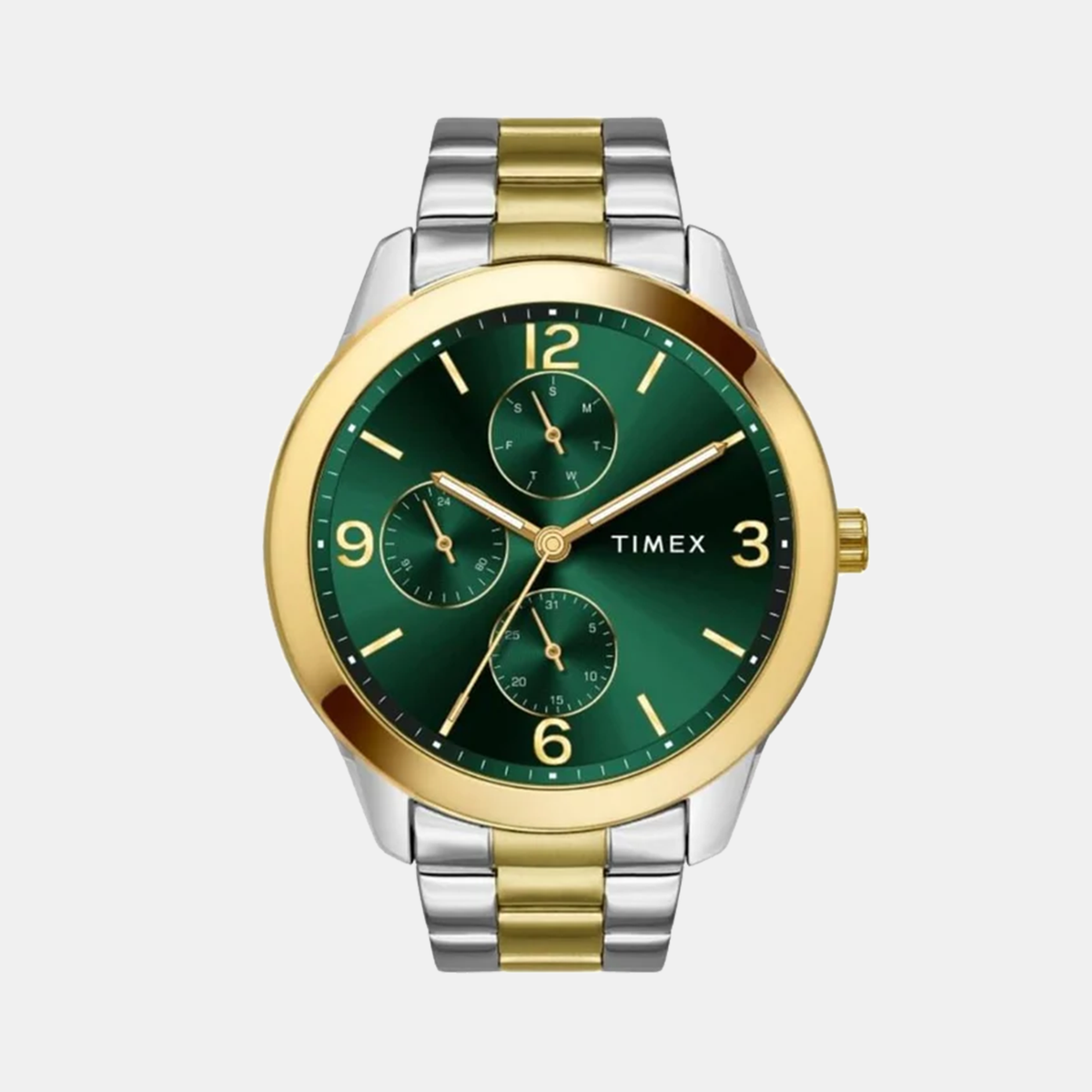 Timex Round Green Multi-Function watch