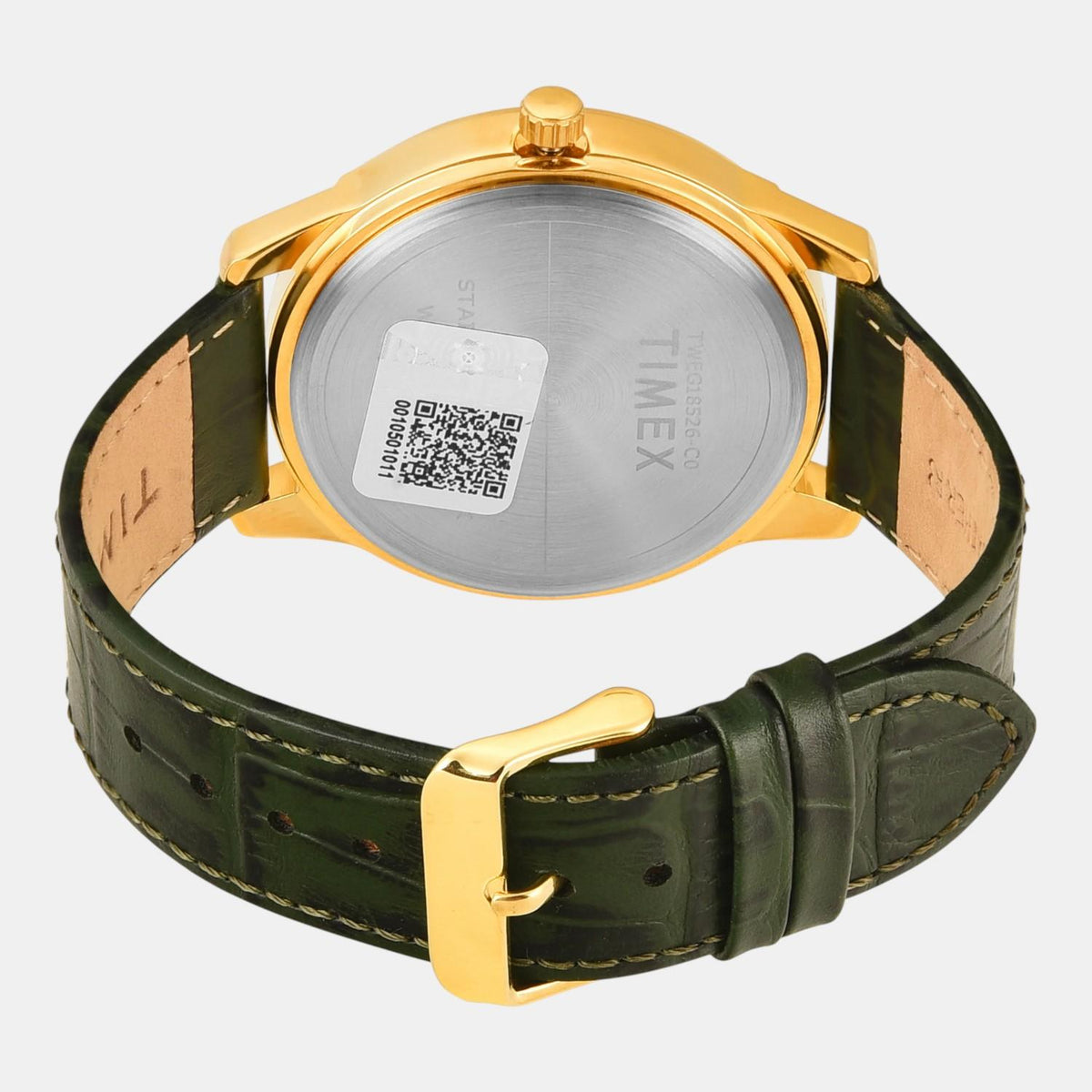 Trendline Men Quartz Champagne Dial Multi-Function Leather Watch TWEG18526