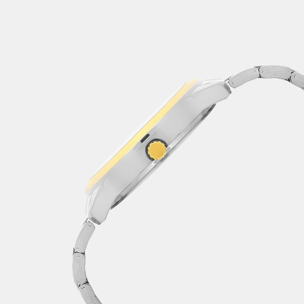 Fashion Men Quartz Silver Dial Multi-Function Stainless Steel Watch TWEG18528