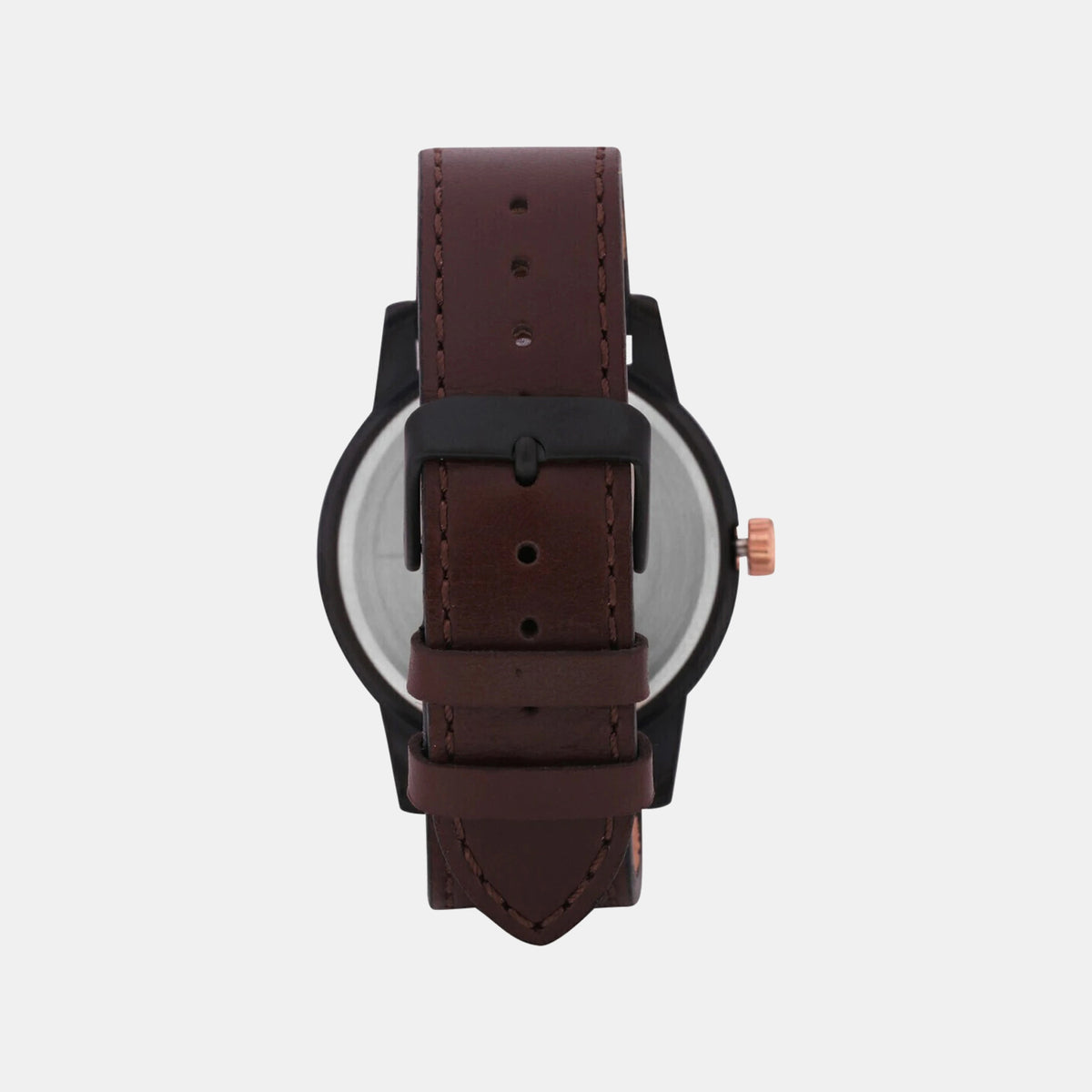 Trendline Men Quartz Brown Dial Multi-Function Leather Watch TWEG18903