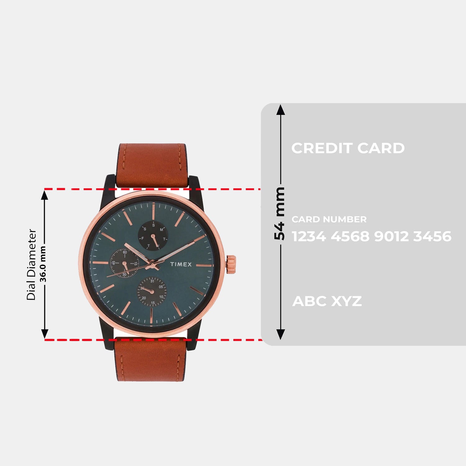Trendline Men Quartz Blue Dial Multi-Function Leather Watch TWEG18904