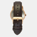 Fashion Men Quartz Green Dial Multi-Function Leather Watch TWEG18905