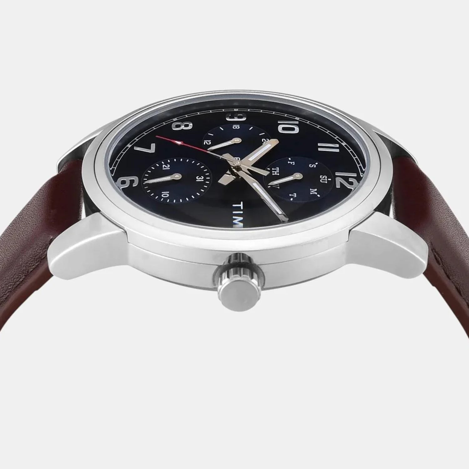 Trendline Men Quartz Blue Dial Multi-Function Leather Watch TWEG18906