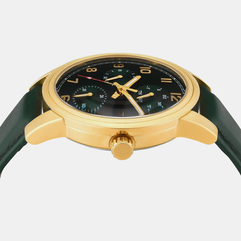 Trendline Men Quartz Dial Multi-Function Leather Watch TWEG18907