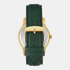 Fashion Men Quartz Green Dial Multi-Function Leather Watch TWEG18907