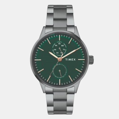 Male Green Analog Stainless Steel Watch TWEG19905