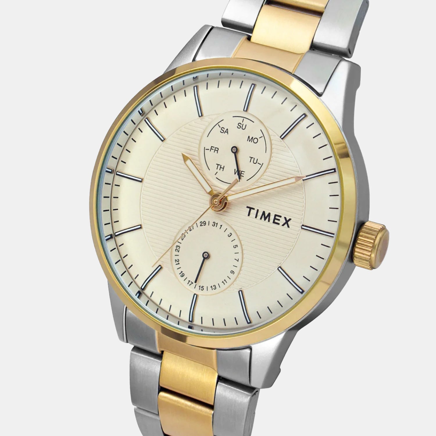 Fashion Men Quartz Dial Chronograph Stainless Steel Watch TWEG19906