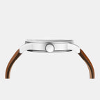 Fashion Men Quartz Blue Dial Multi-Function Leather Watch TWEG19912