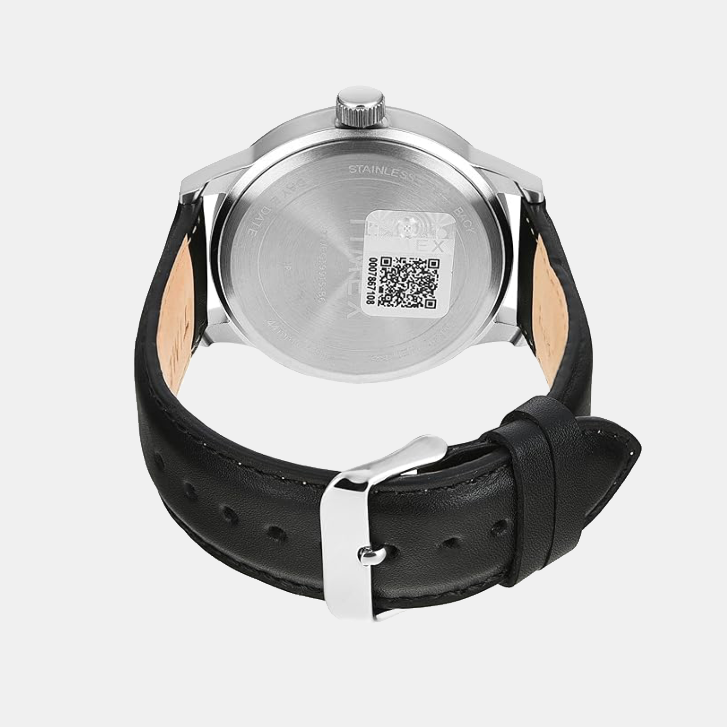 Fashion Men Quartz Black Dial Multi-Function Leather Watch TWEG19915