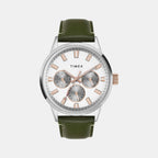 Fashion Men Quartz Dial Multi-Function Leather Watch TWEG19926