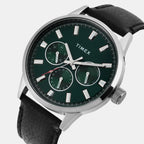 Fashion Men Quartz Dial Multi-Function Leather Watch TWEG19927