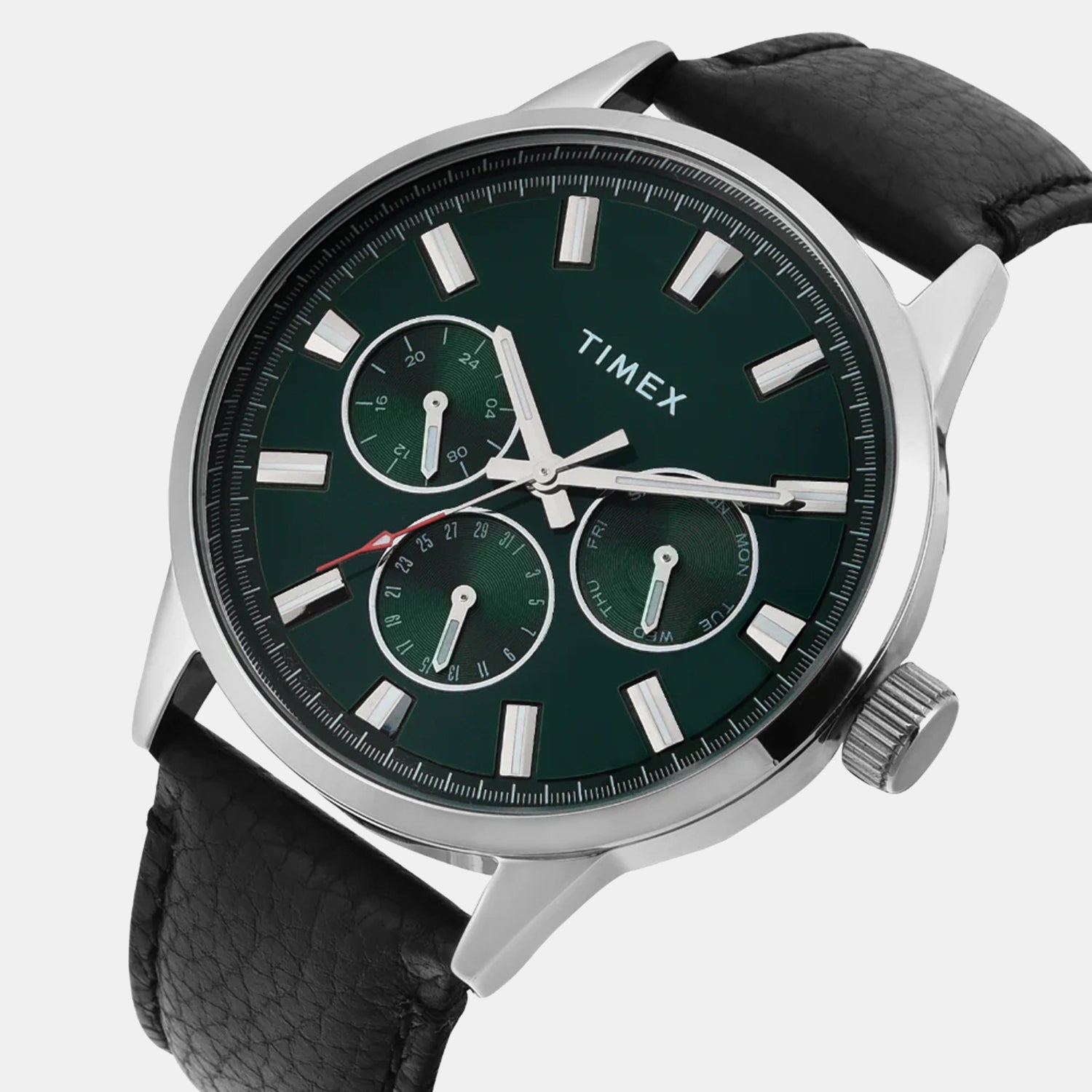 Fashion Men Quartz Dial Multi-Function Leather Watch TWEG19927