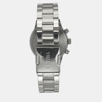 Fashion Men Quartz Teal Dial Chronograph Stainless Steel Watch TWEG19931