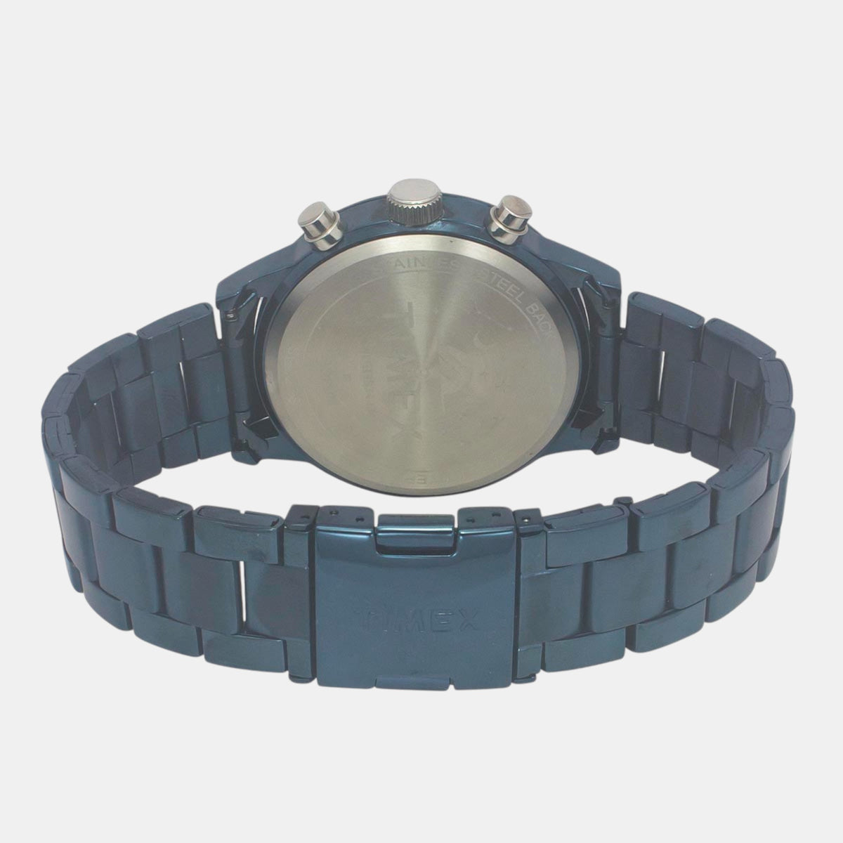 Trendline Men Quartz Blue Dial Multi-Function Stainless Steel Watch TWEG19934