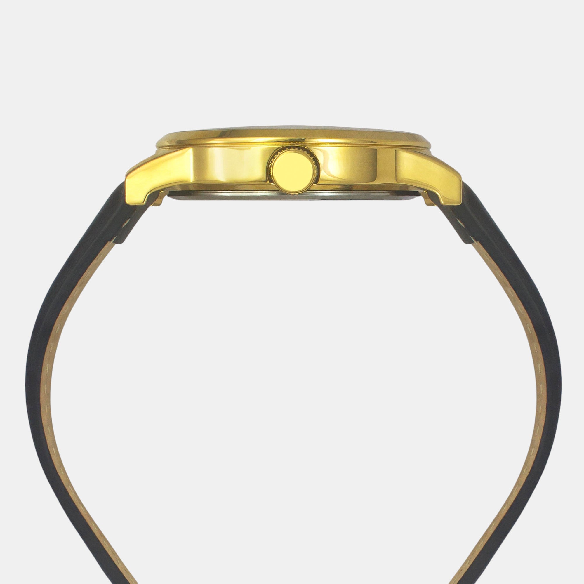 Fashion Men Quartz Red Dial Multi-Function Leather Watch TWEG19938