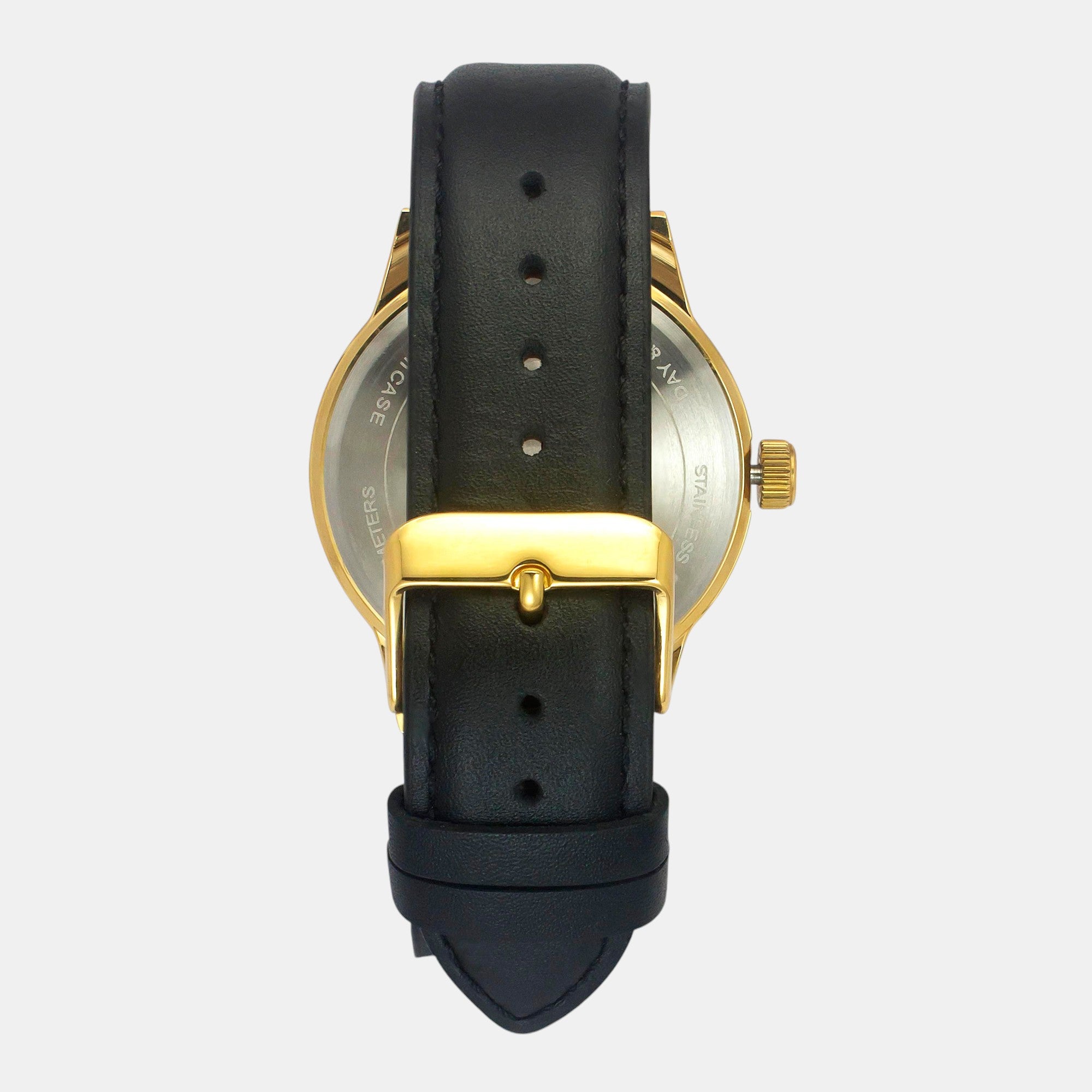 Fashion Men Quartz Red Dial Multi-Function Leather Watch TWEG19938