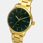 Trendline Men Quartz Green Dial Multi-Function Stainless Steel Watch TWEG19939