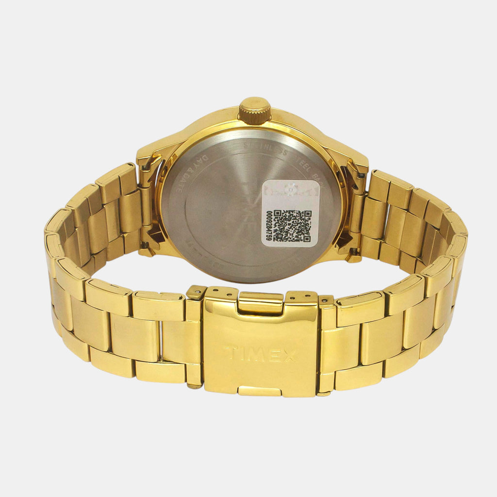 Fashion Men Quartz Green Dial Multi-Function Stainless Steel Watch TWEG19939