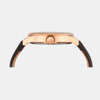 Fashion Men Quartz White Dial Multi-Function Leather Watch TWEG19943