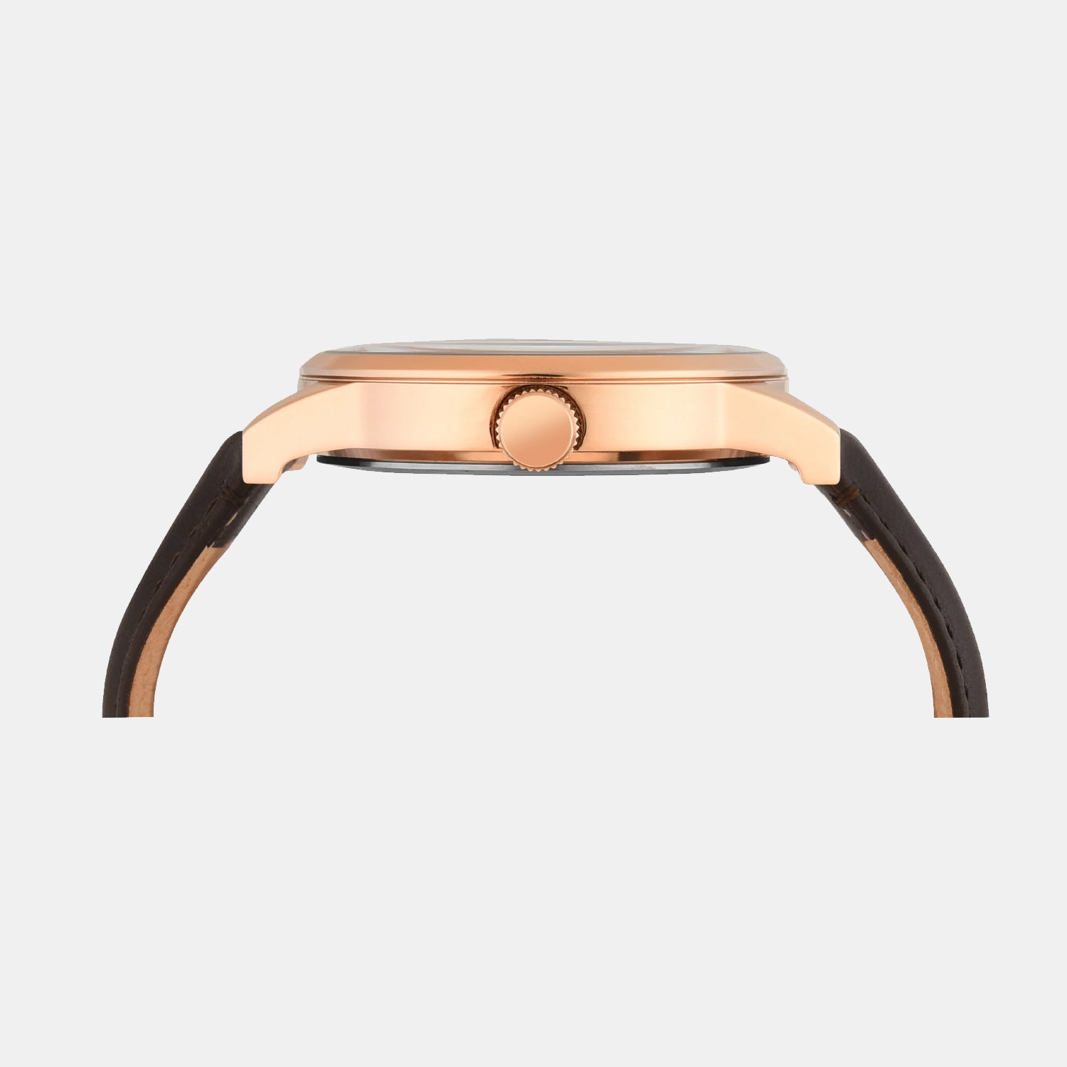 Fashion Men Quartz White Dial Multi-Function Leather Watch TWEG19943