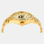 Fashion Men Quartz Champagne Dial Multi-Function Stainless Steel Watch TWEG19945