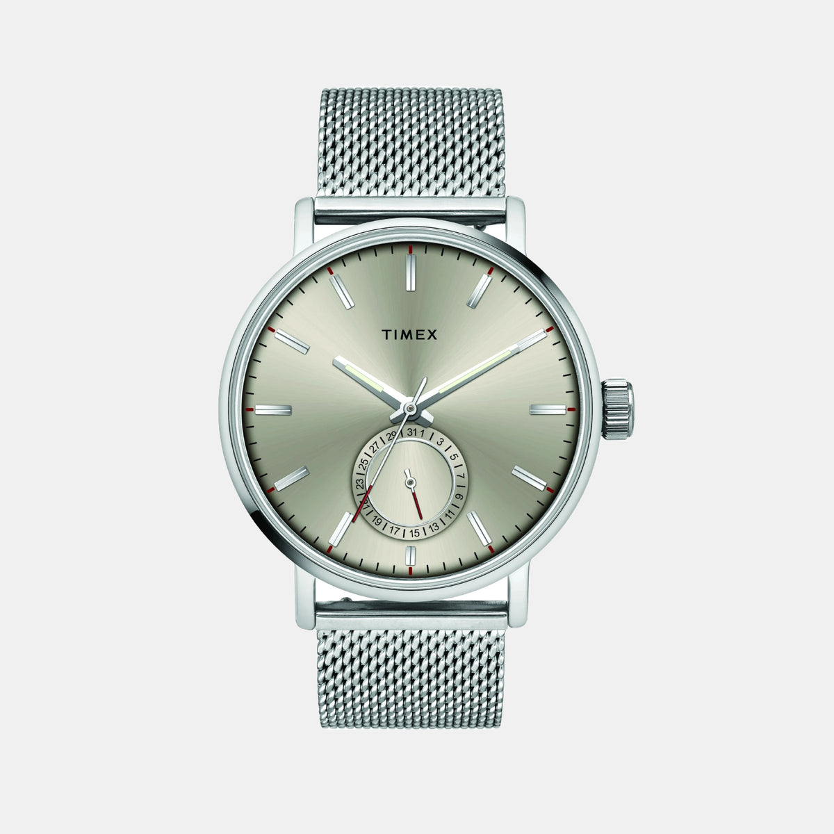 Men Quartz Grey Dial Analog Stainless Steel Watch TWEG20000