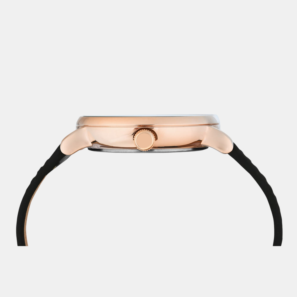 Fashion Men Quartz Blue Dial Analog Leather Watch TWEG20020