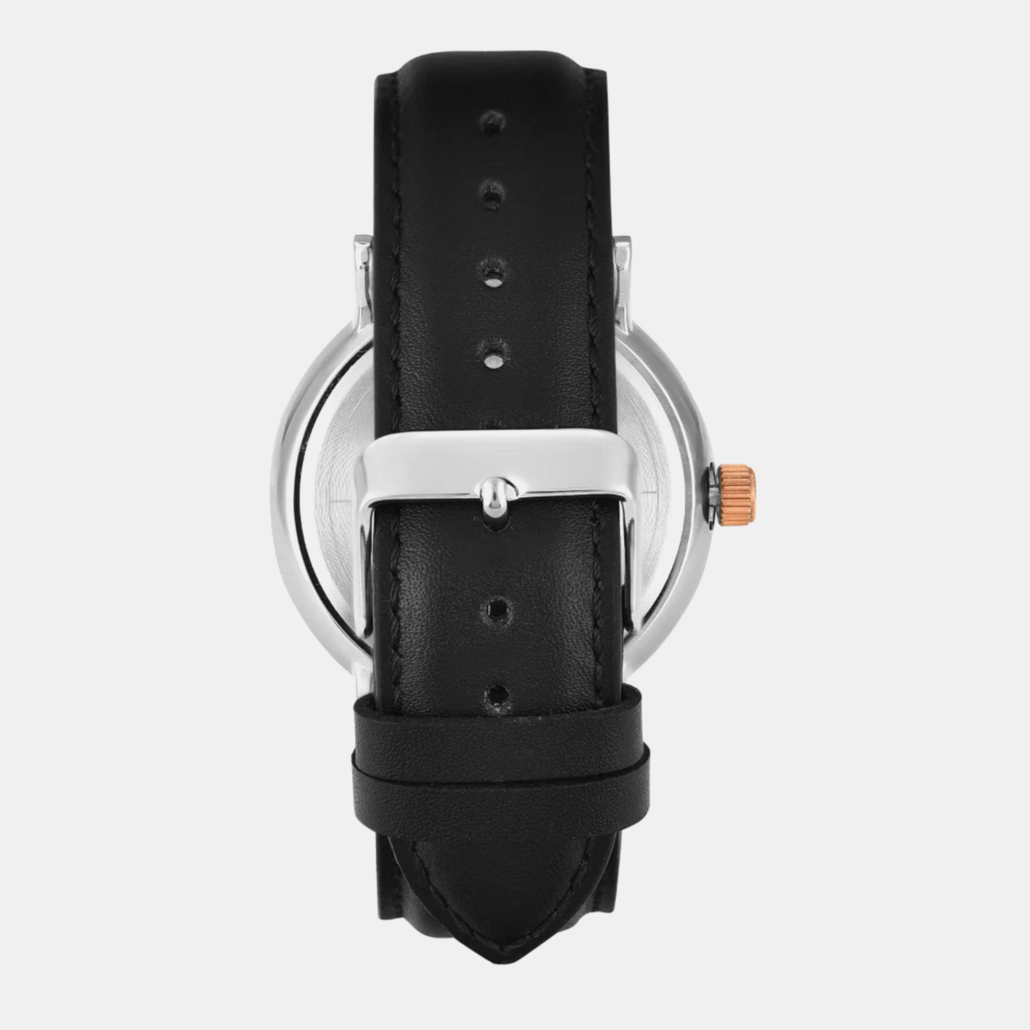 Fashion Men Quartz White Dial Multi-Function Leather Watch TWEG20021
