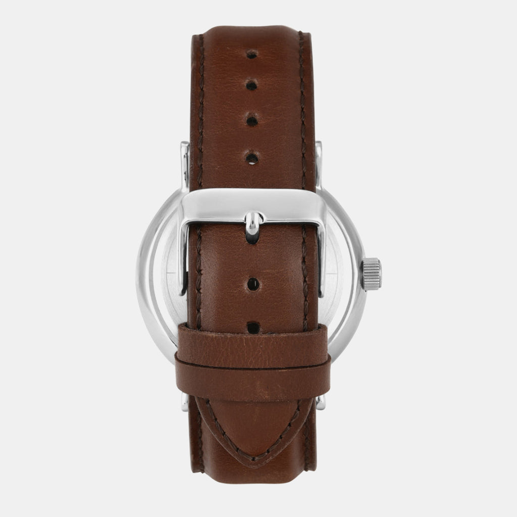Fashion Men Quartz Dial Multi-Function Leather Watch TWEG20022