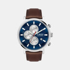 Men Quartz Dial Analog Leather Watch TWEG20024-EX