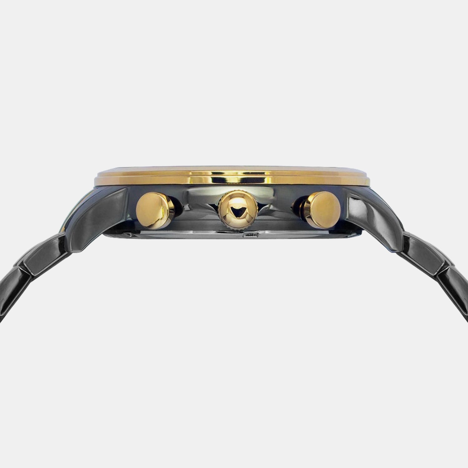 Fashion Men Quartz Black Dial Chronograph Stainless Steel Watch TWEG20204