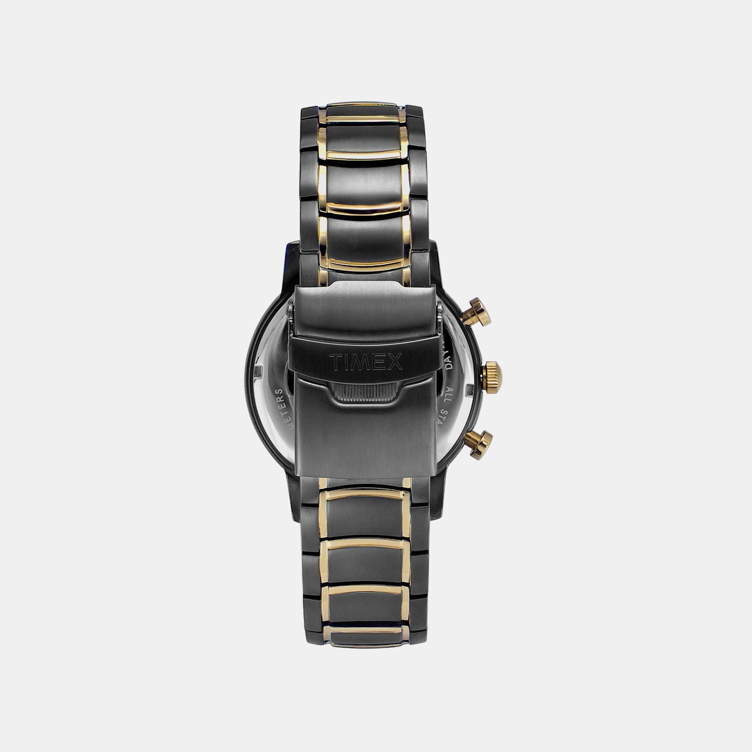 Fashion Men Quartz Black Dial Chronograph Stainless Steel Watch TWEG20204