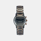 E Class Men Quartz Black Dial Multi-Function Stainless Steel Watch TWEG20206
