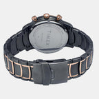 E Class Men Quartz Black Dial Multi-Function Stainless Steel Watch TWEG20206