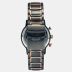 E Class Men Quartz Black Dial Multi-Function Stainless Steel Watch TWEG20206