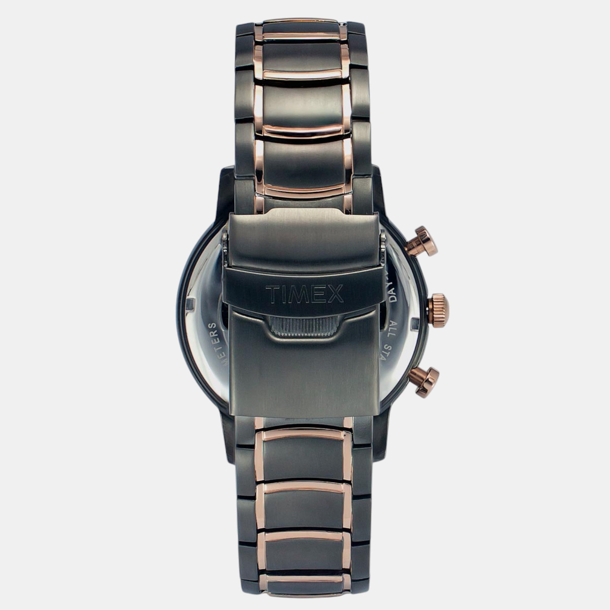 E Class Men Quartz Black Dial Multi-Function Stainless Steel Watch TWEG20206