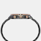 E Class Men Quartz Black Dial Multi-Function Stainless Steel Watch TWEG20206