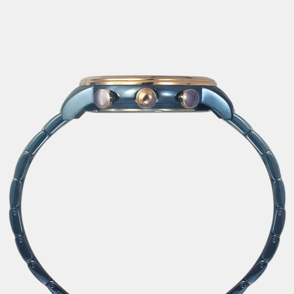 E Class Men Quartz Blue Dial Multi-Function Stainless Steel Watch TWEG20207