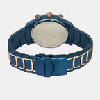 E Class Men Quartz Blue Dial Multi-Function Stainless Steel Watch TWEG20207